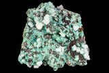 Rosasite, Aurichalcite and Calcite Crystal Association - Utah #109808-1